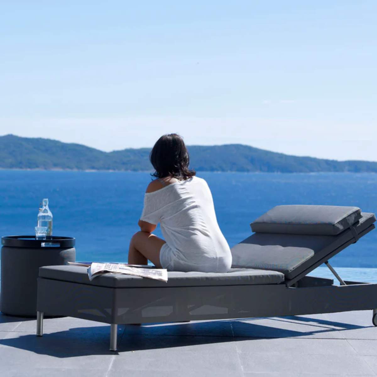 Cane-line Rest Sunbed Tex Single