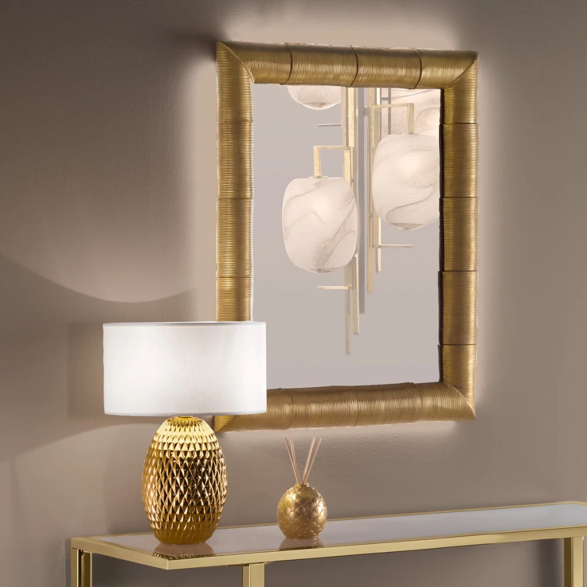 Villari Reve Mirror - Gold