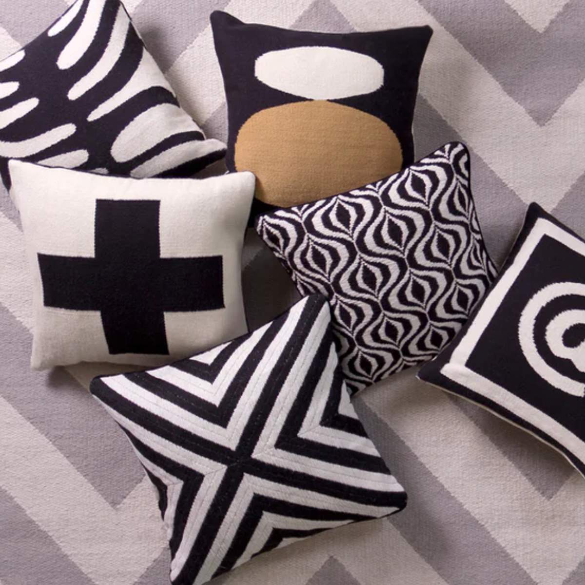 Jonathan Adler Reversible Letter Cushion