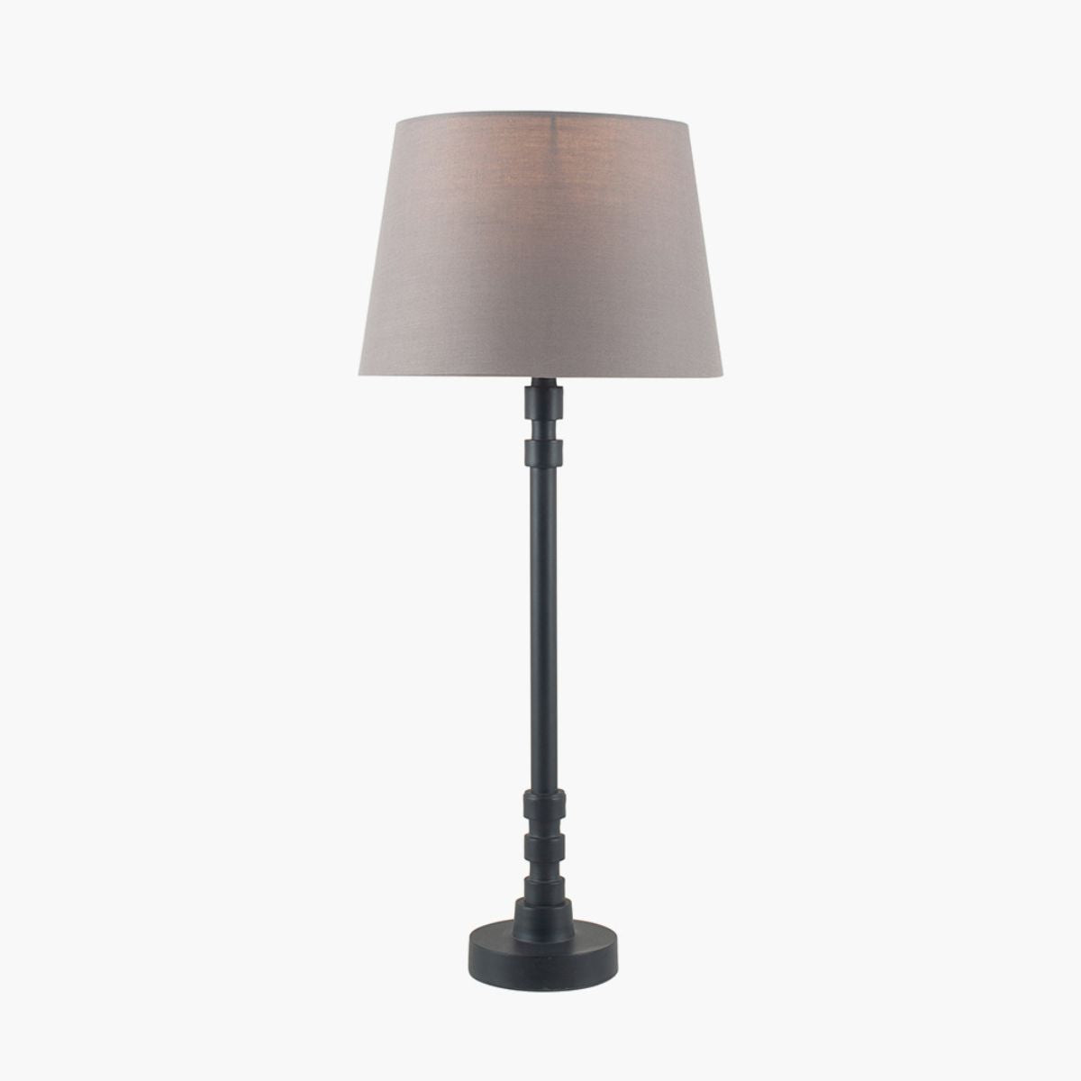 Pacific Lifestyle Rhode Matt Black Stick Metal Table Lamp Base