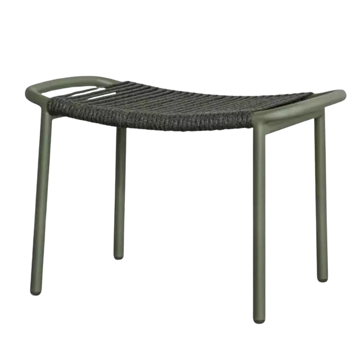 Vincent Shepherd Ribbon Footstool Moss Green
