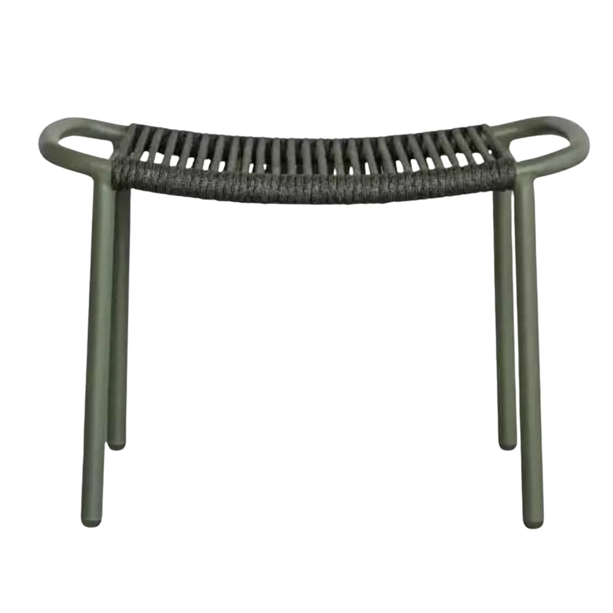 Vincent Shepherd Ribbon Footstool Moss Green