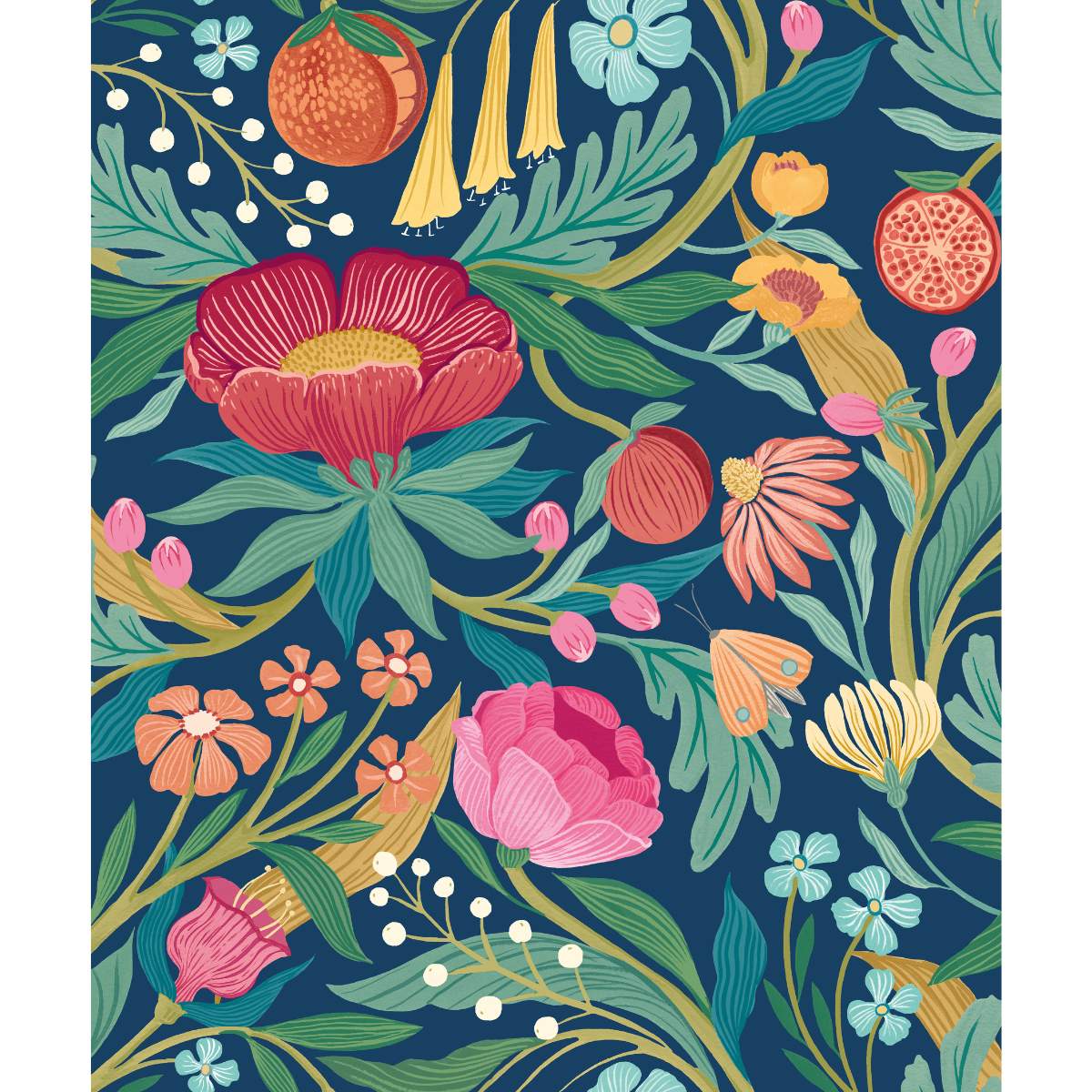 Ohpopsi Riches Of Nature Clementine - Ink & Flamingo