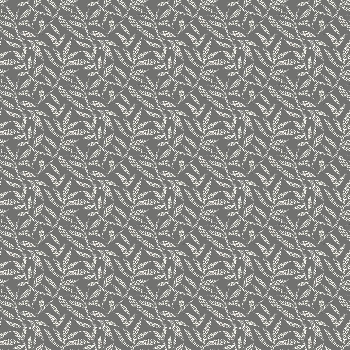 Ohpopsi Riches Of Nature Dotty Leaf - Charcoal