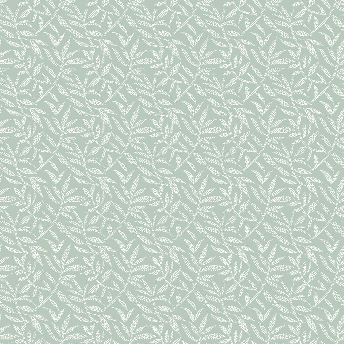 Ohpopsi Riches Of Nature Dotty Leaf - Seafoam