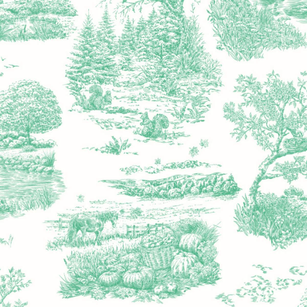 Ohpopsi Riches Of Nature Eve Toile - Jade