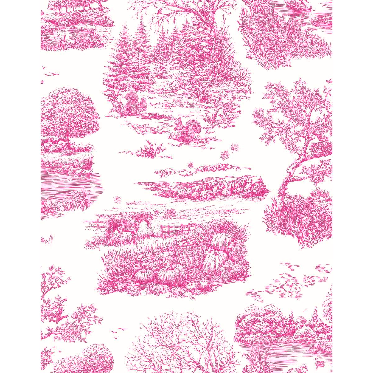 Ohpopsi Riches Of Nature Eve Toile - Magenta