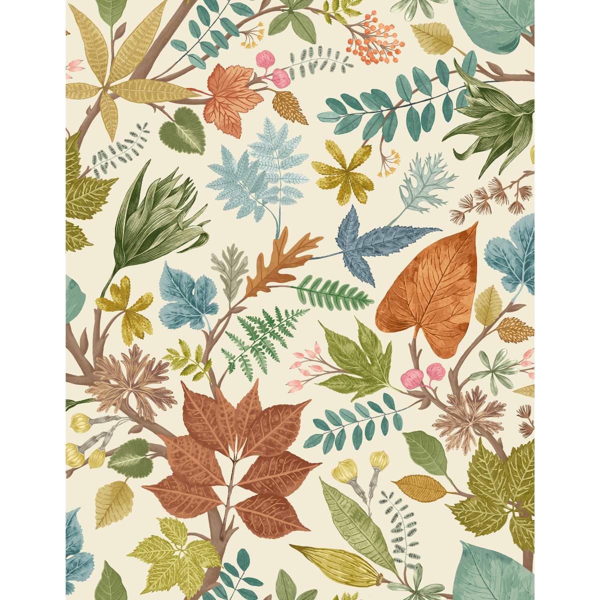 Ohpopsi Riches Of Nature Lush Leaves - Marmalade