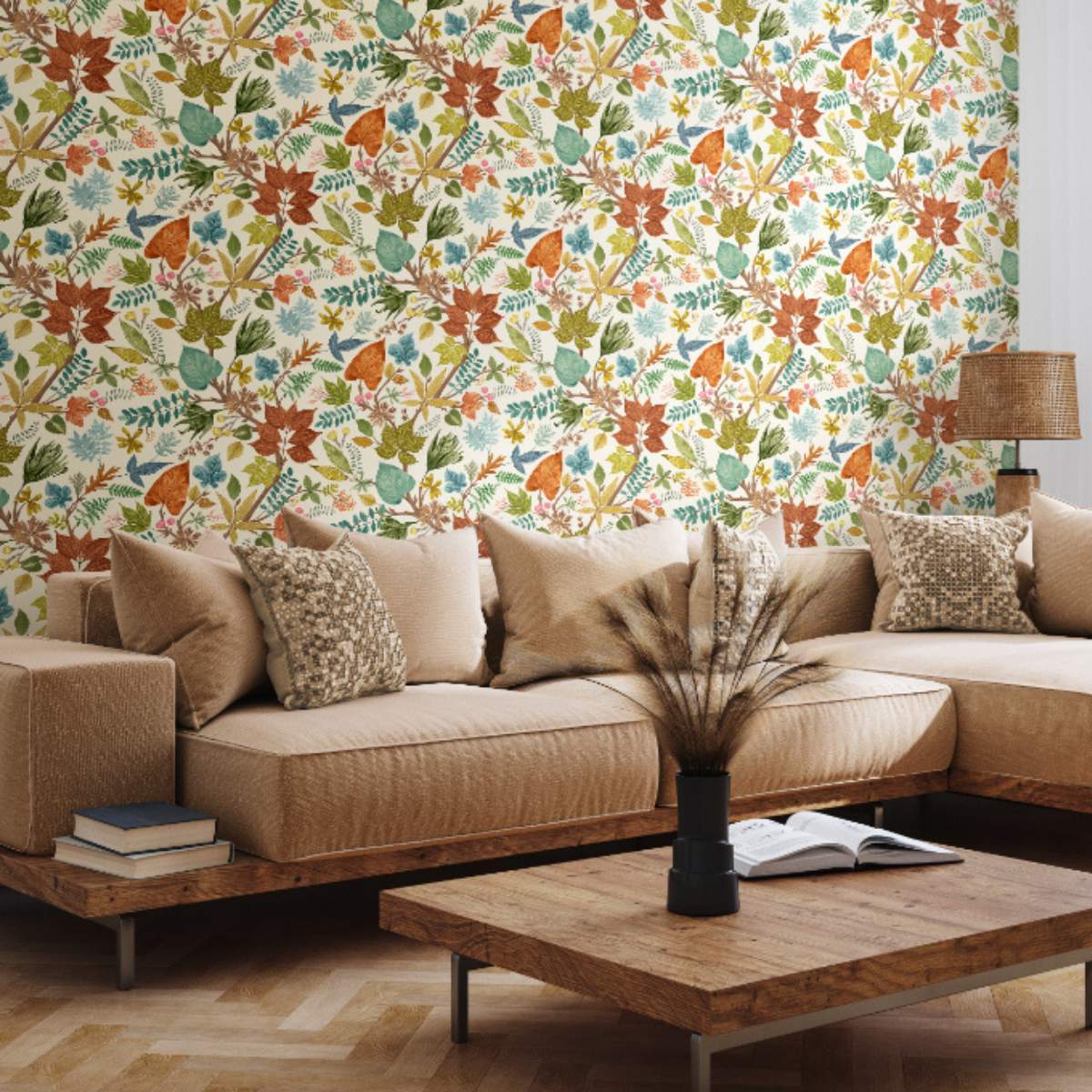 Ohpopsi Riches Of Nature Lush Leaves - Marmalade