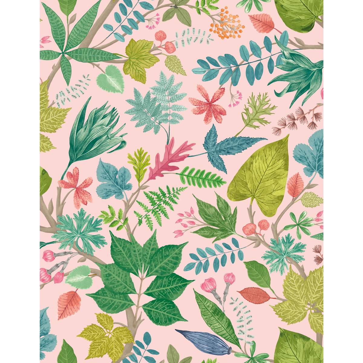Ohpopsi Riches Of Nature Lush Leaves - Watermelon