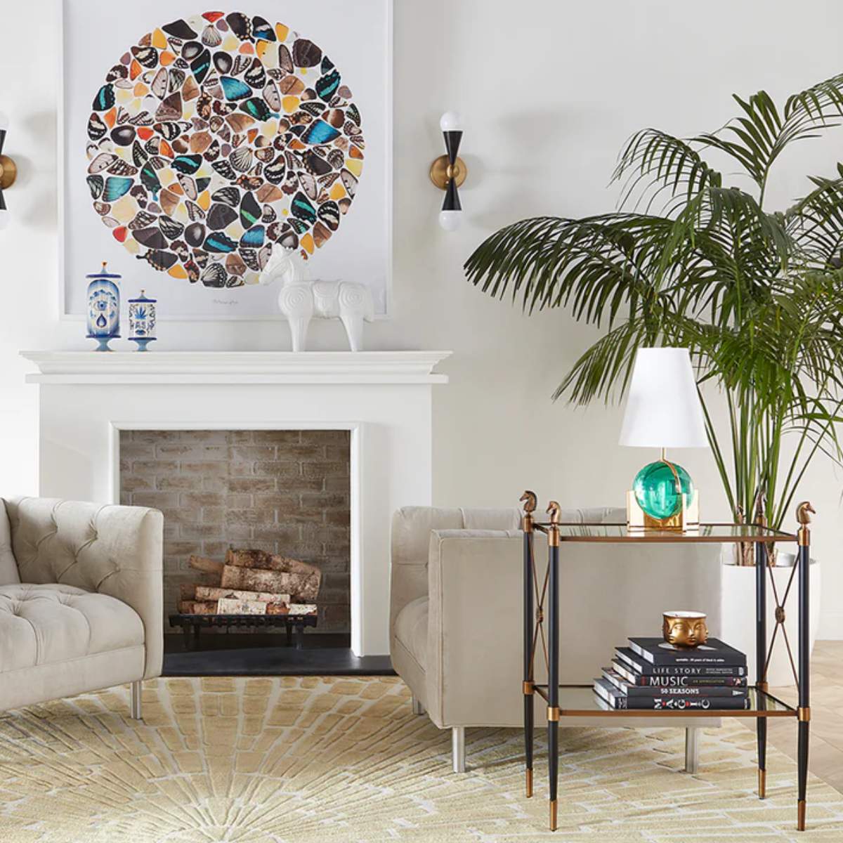 Jonathan Adler Rider Two-Tier Side Table
