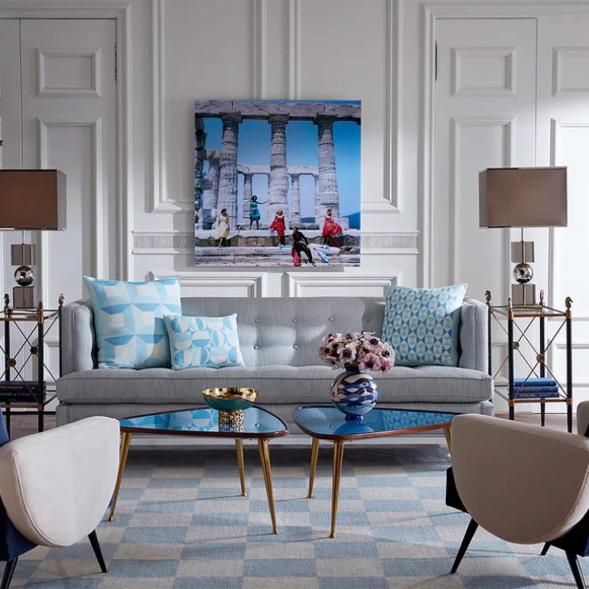 Jonathan Adler Rider Two-Tier Side Table