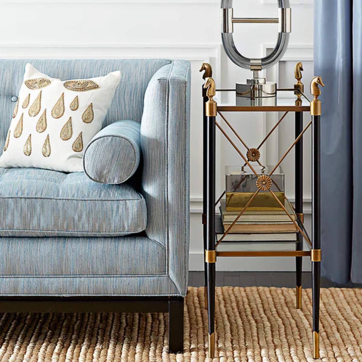 Jonathan Adler Rider Two-Tier Side Table