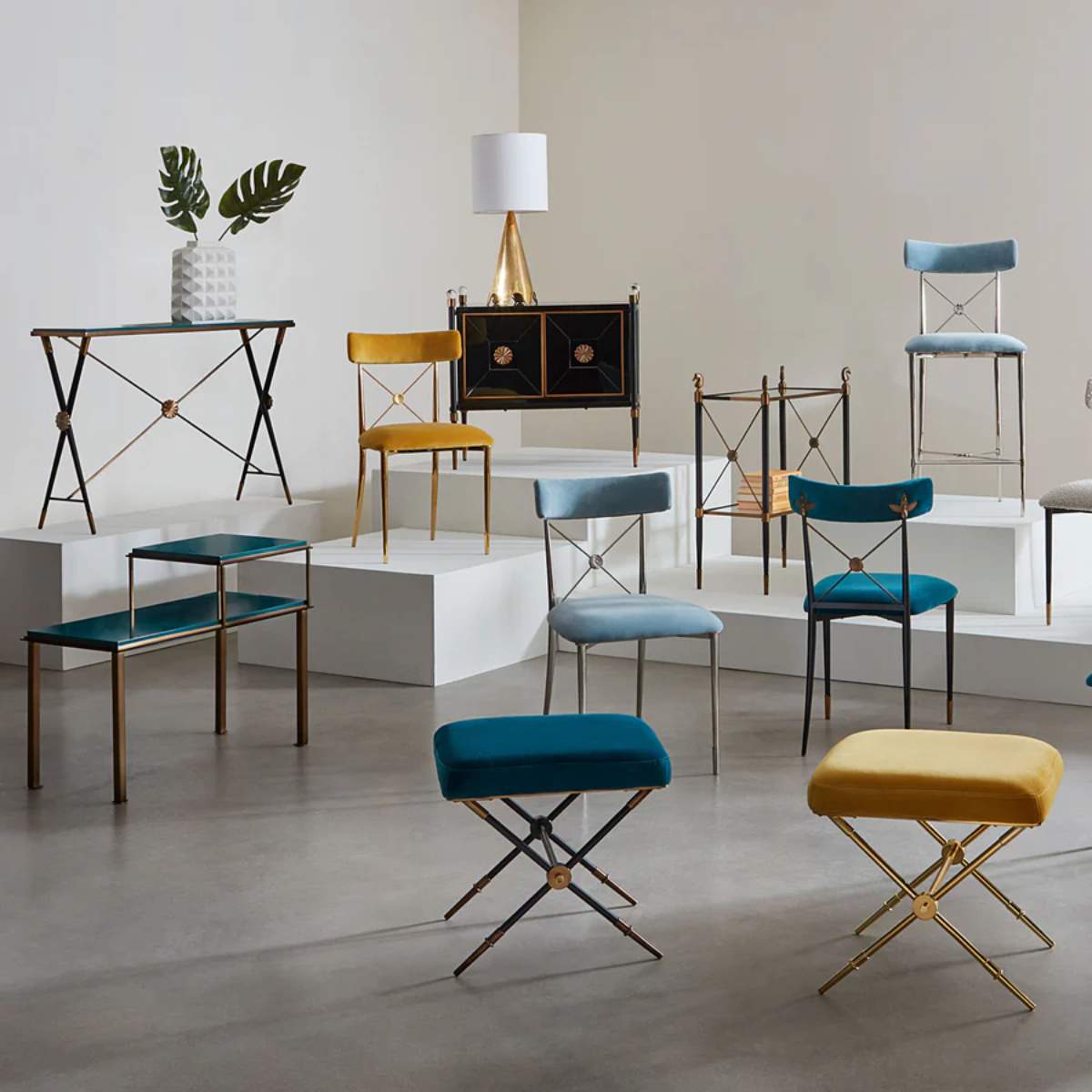 Jonathan Adler Rider Two-Tier Side Table