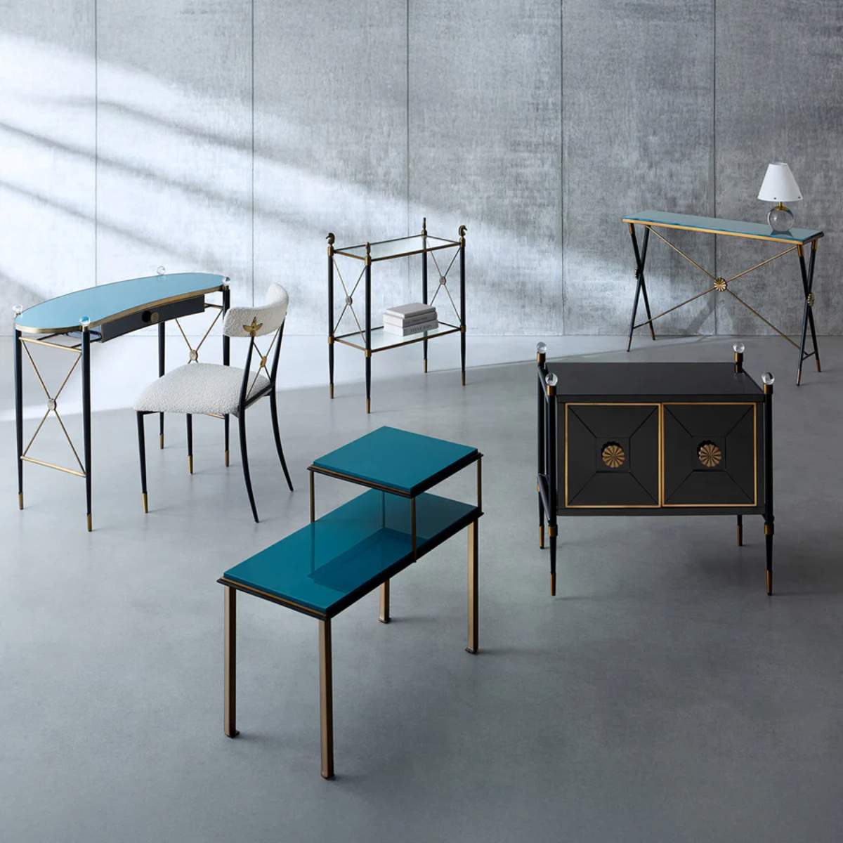Jonathan Adler Rider Two-Tier Side Table