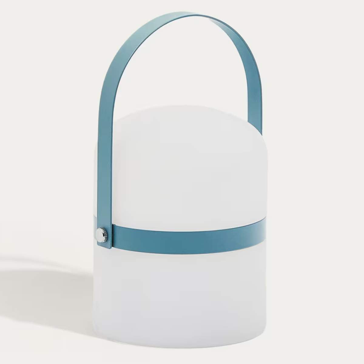 Kave Home Ridley mini LED table lamp in blue polyethylene