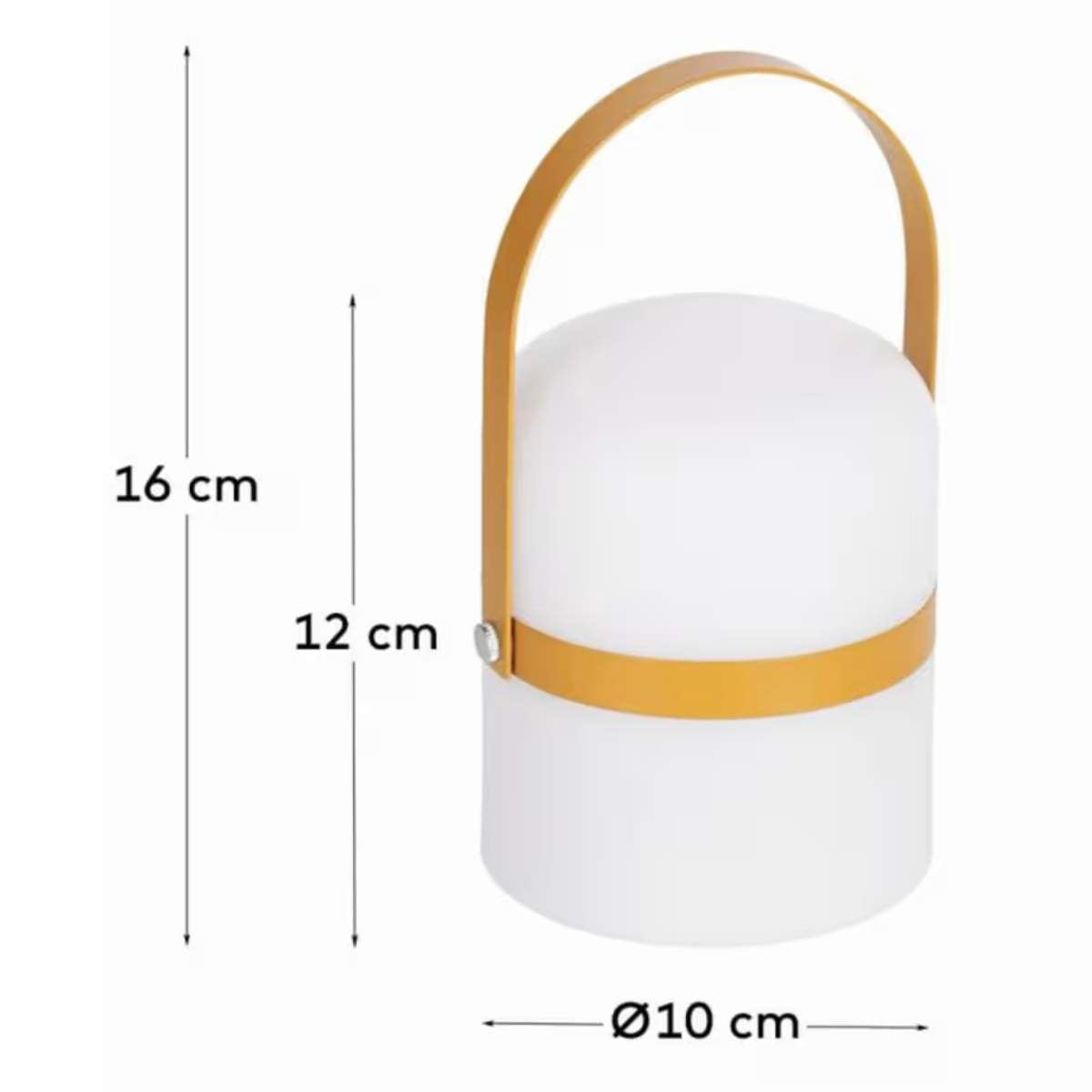 Kave Home Ridley mini LED table lamp in blue polyethylene