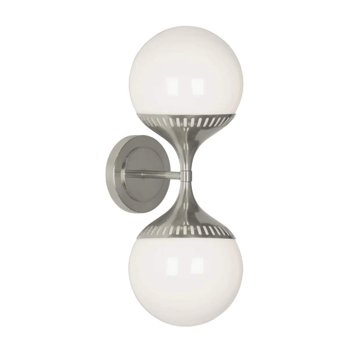 Jonathan Adler Rio End-on-End Sconce Nickel