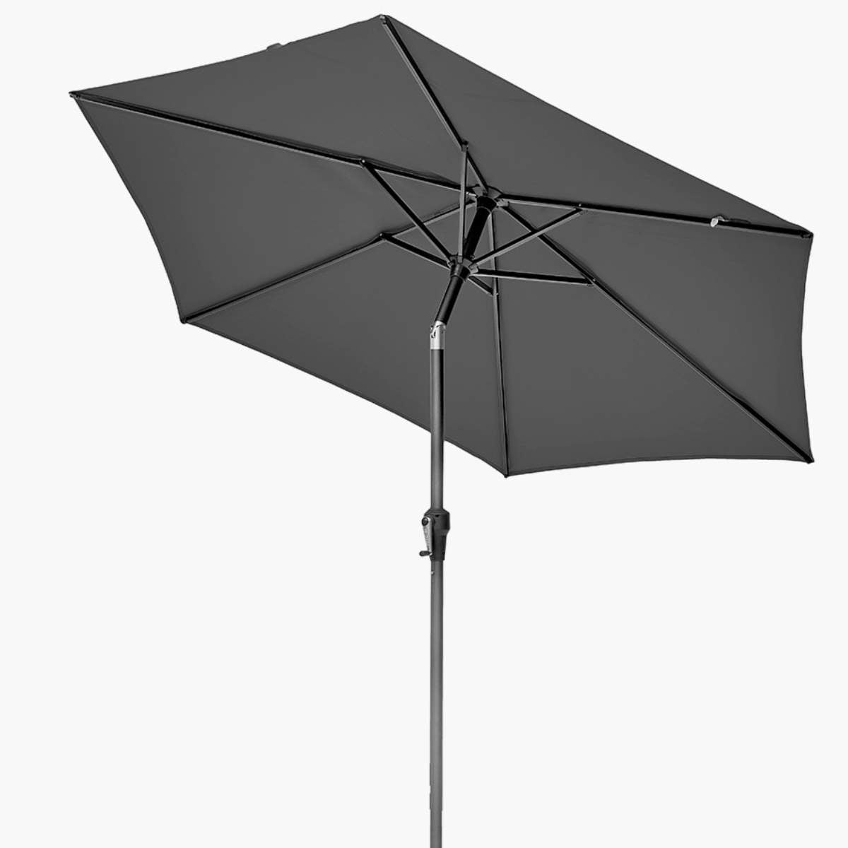 Pacific Lifestyle Riva 2.5m Round Anthracite Parasol