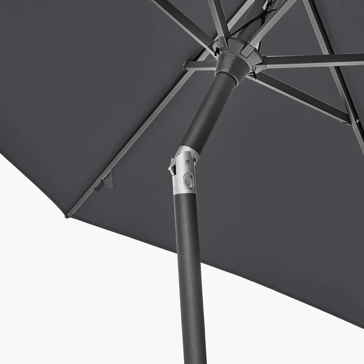 Pacific Lifestyle Riva 2.5m Round Anthracite Parasol