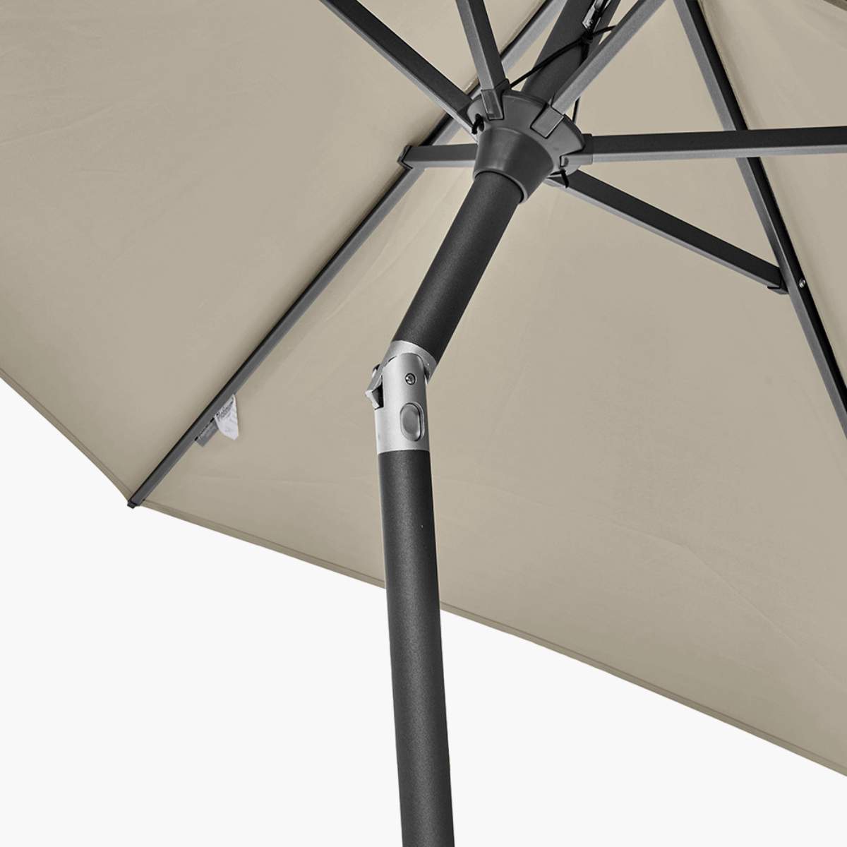 Pacific Lifestyle Riva 2.5m Round Champagne Parasol
