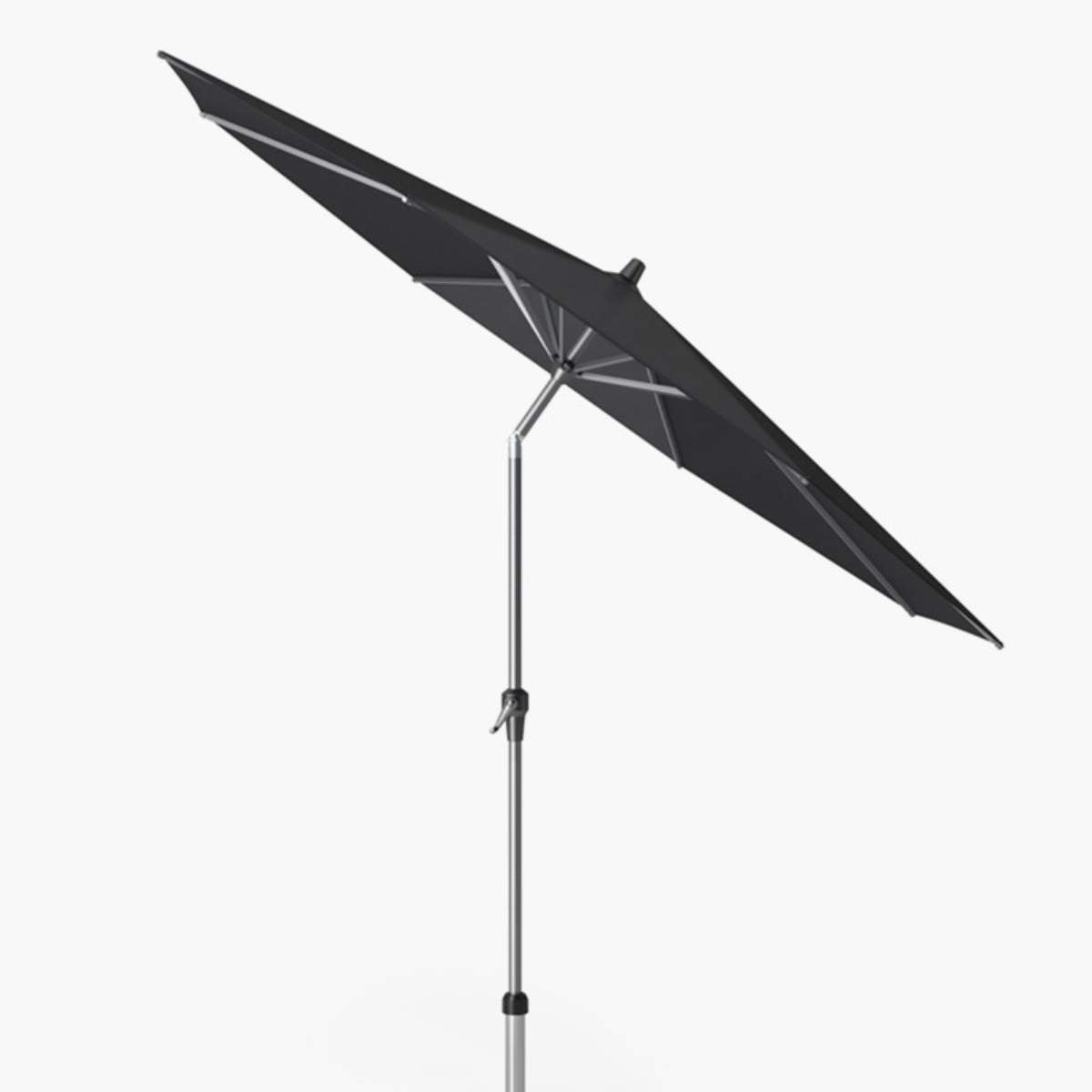 Pacific Lifestyle Riva Premium 3m Round Faded Black Parasol