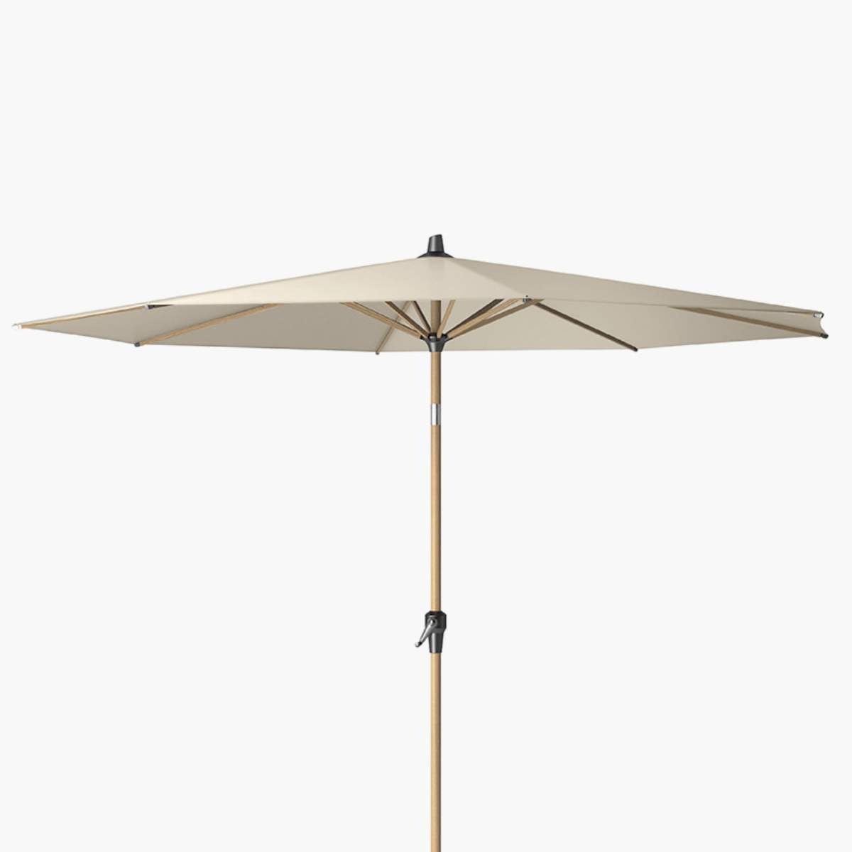 Pacific Lifestyle Riva Teak 3m Round Champagne Parasol
