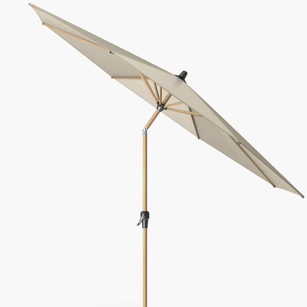 Pacific Lifestyle Riva Teak 3m Round Champagne Parasol