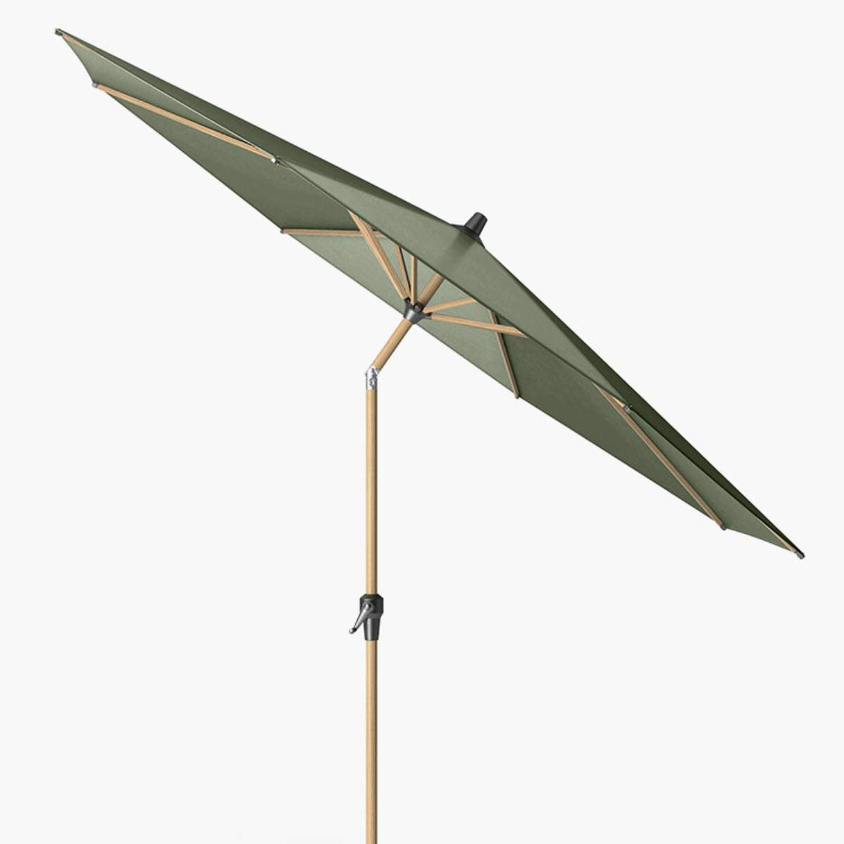 Pacific Lifestyle Riva Teak 3m Round Olive Parasol