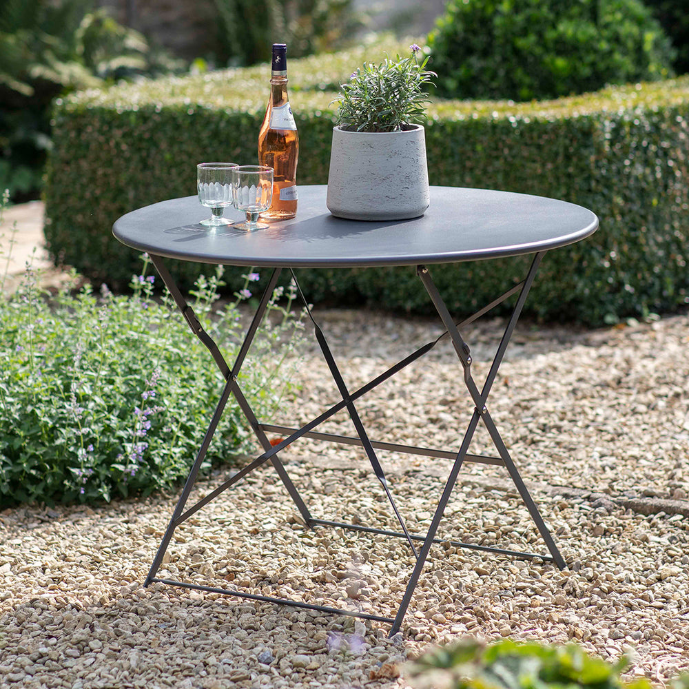 Garden Trading Rive Droite Bistro Table - Large - Carbon