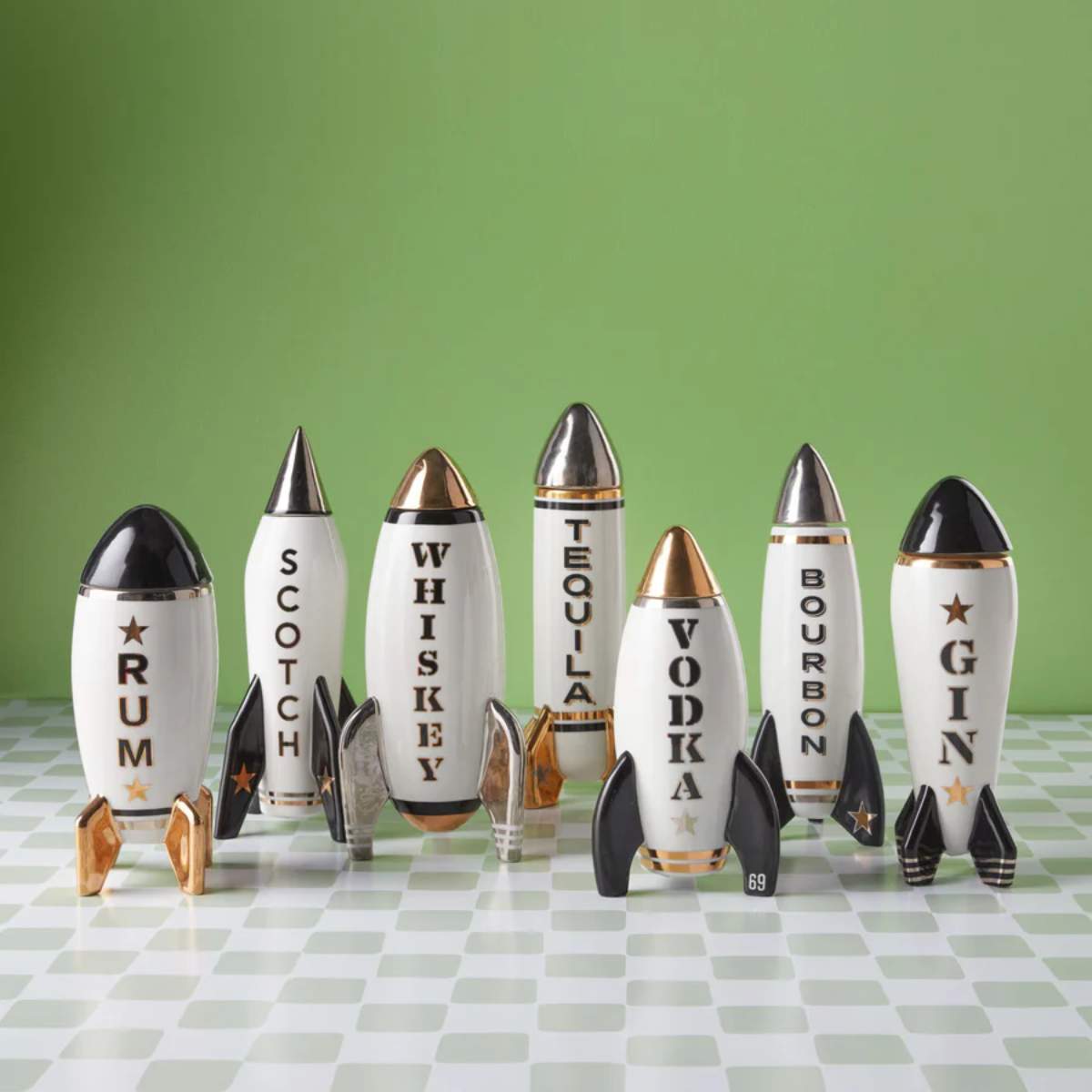 Jonathan Adler Rocket Scotch Decanter