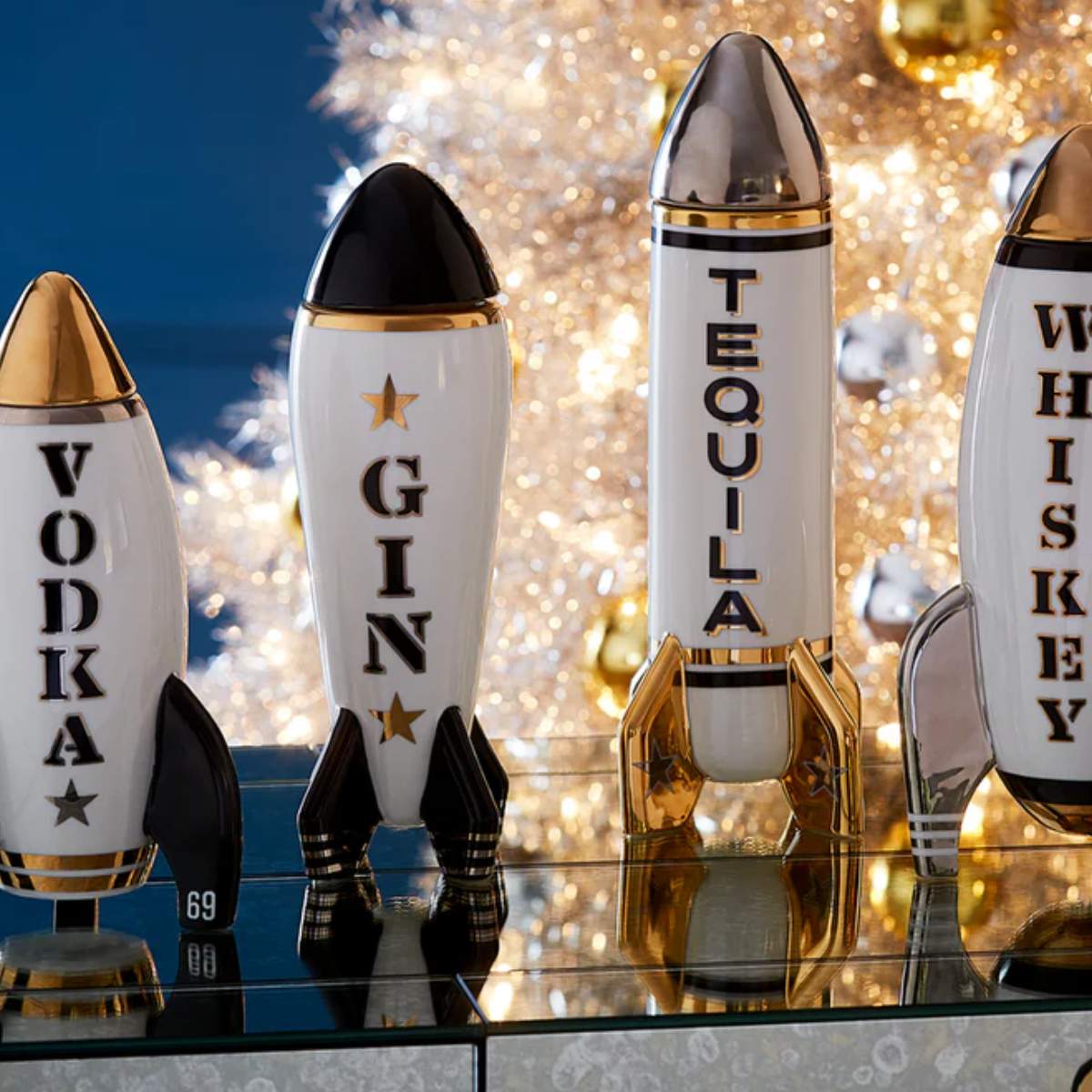Jonathan Adler Rocket Tequila Decanter