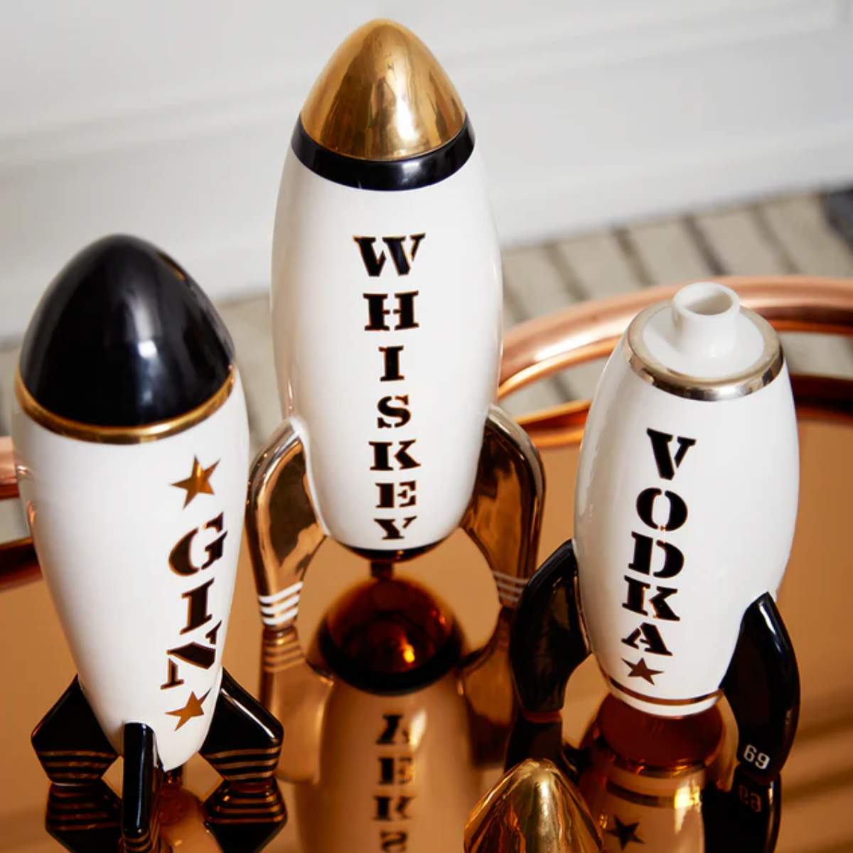 Jonathan Adler Rocket Whiskey Decanter