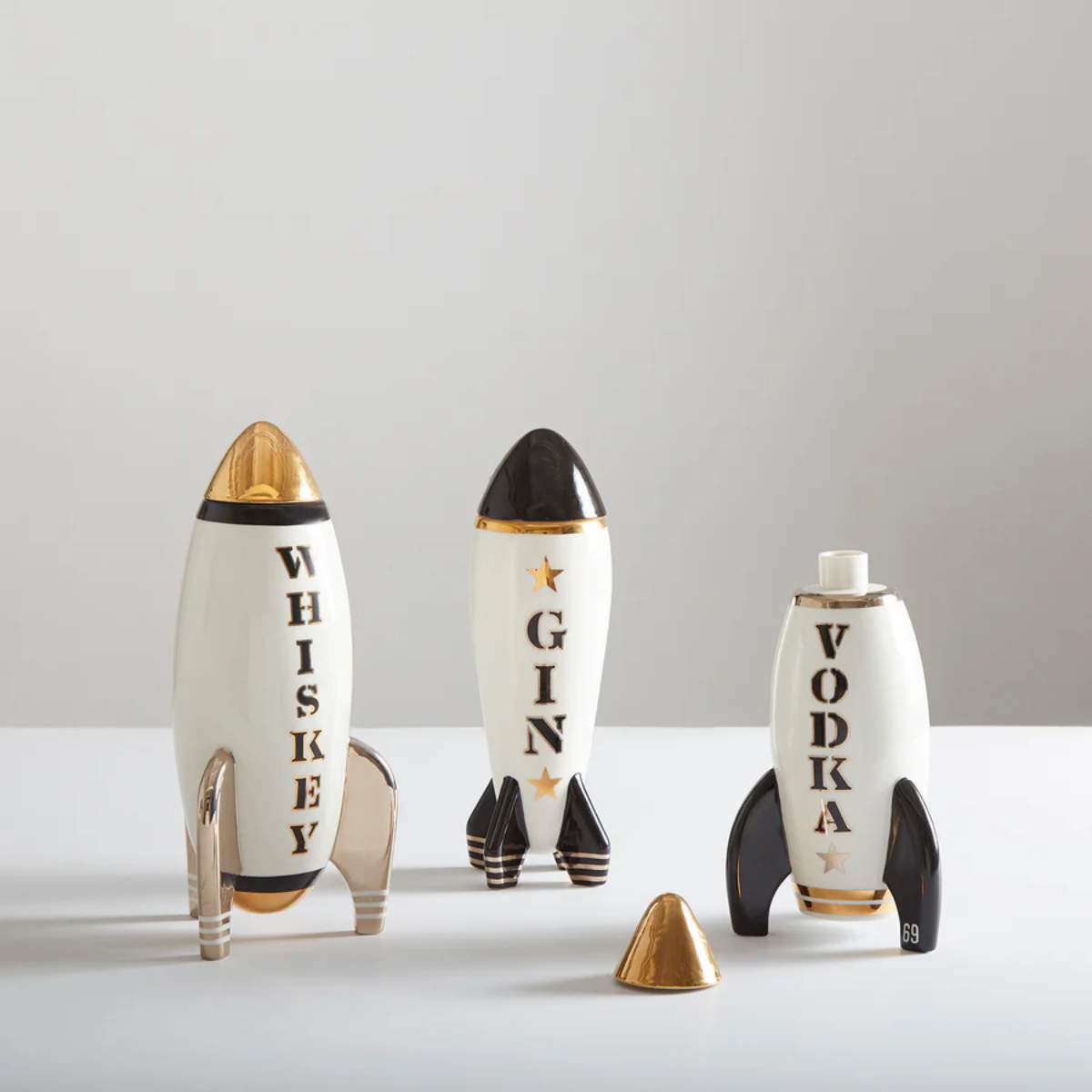 Jonathan Adler Rocket Whiskey Decanter