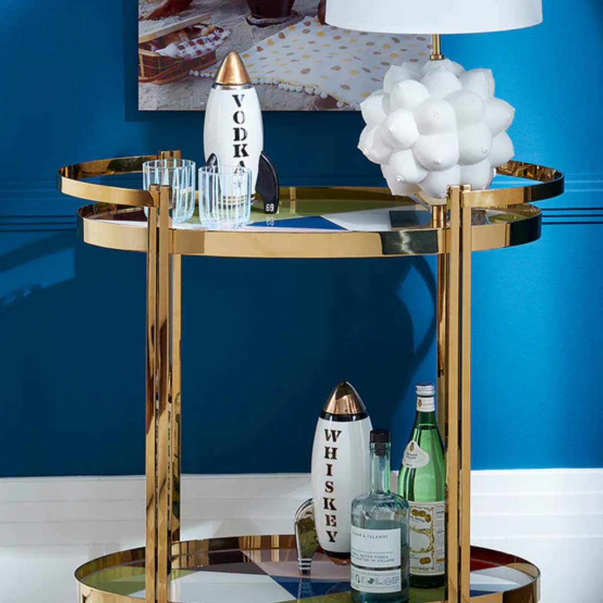 Jonathan Adler Rocket Whiskey Decanter
