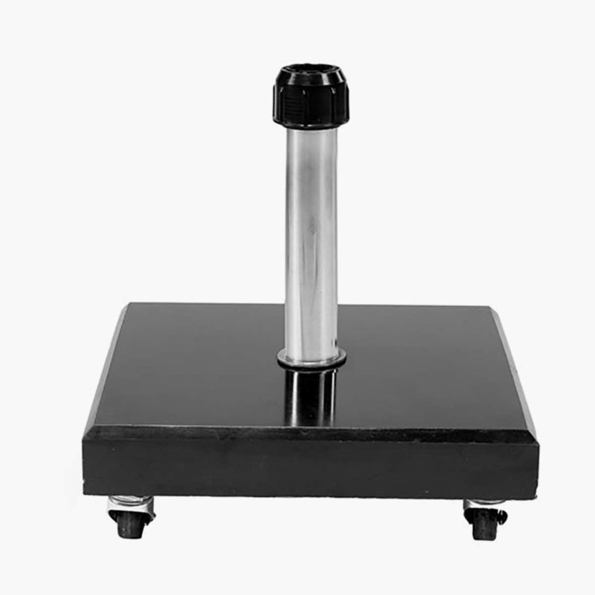 Pacific Lifestyle Rome Polished Black Granite 60KG Wheeled Parasol Base