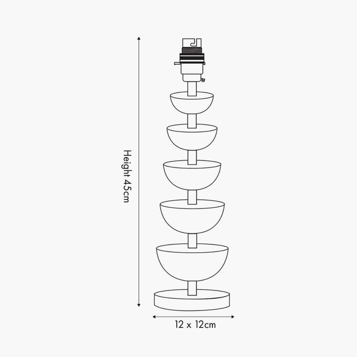 Pacific Lifestyle Rosa Glass and Silver Table Lamp Base