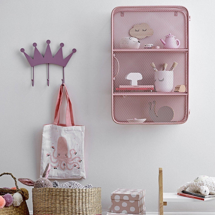 Rose Pink Metal Wall Cabinet-Bloomingville Mini-Beaumonde
