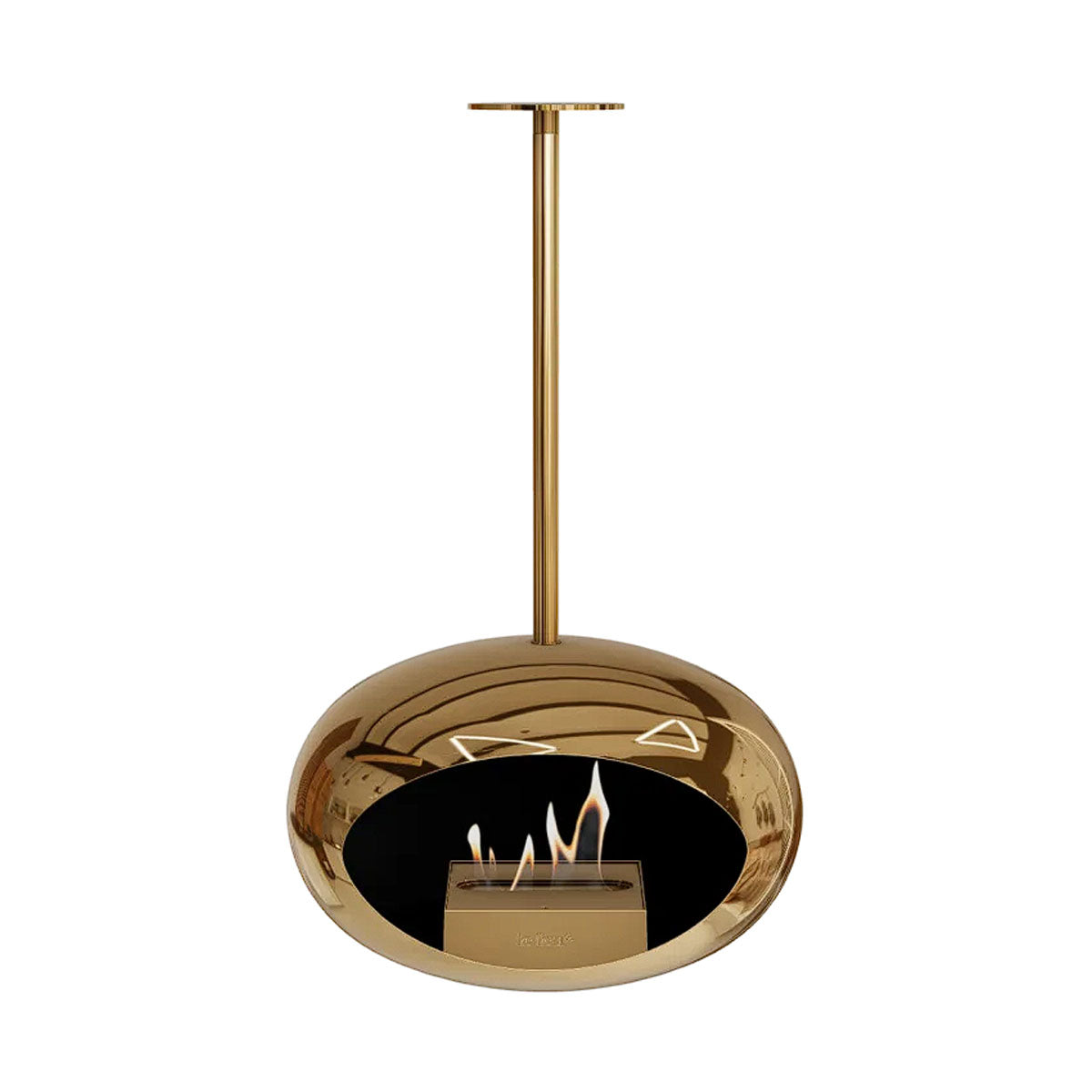 Le Feu Sky Bio Ethanol Fireplace - Chromed Rose Gold