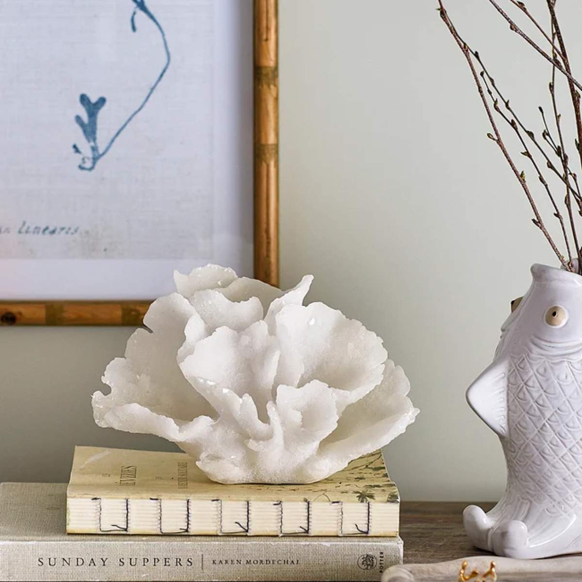 Bloomingville Rosenia Decoration white