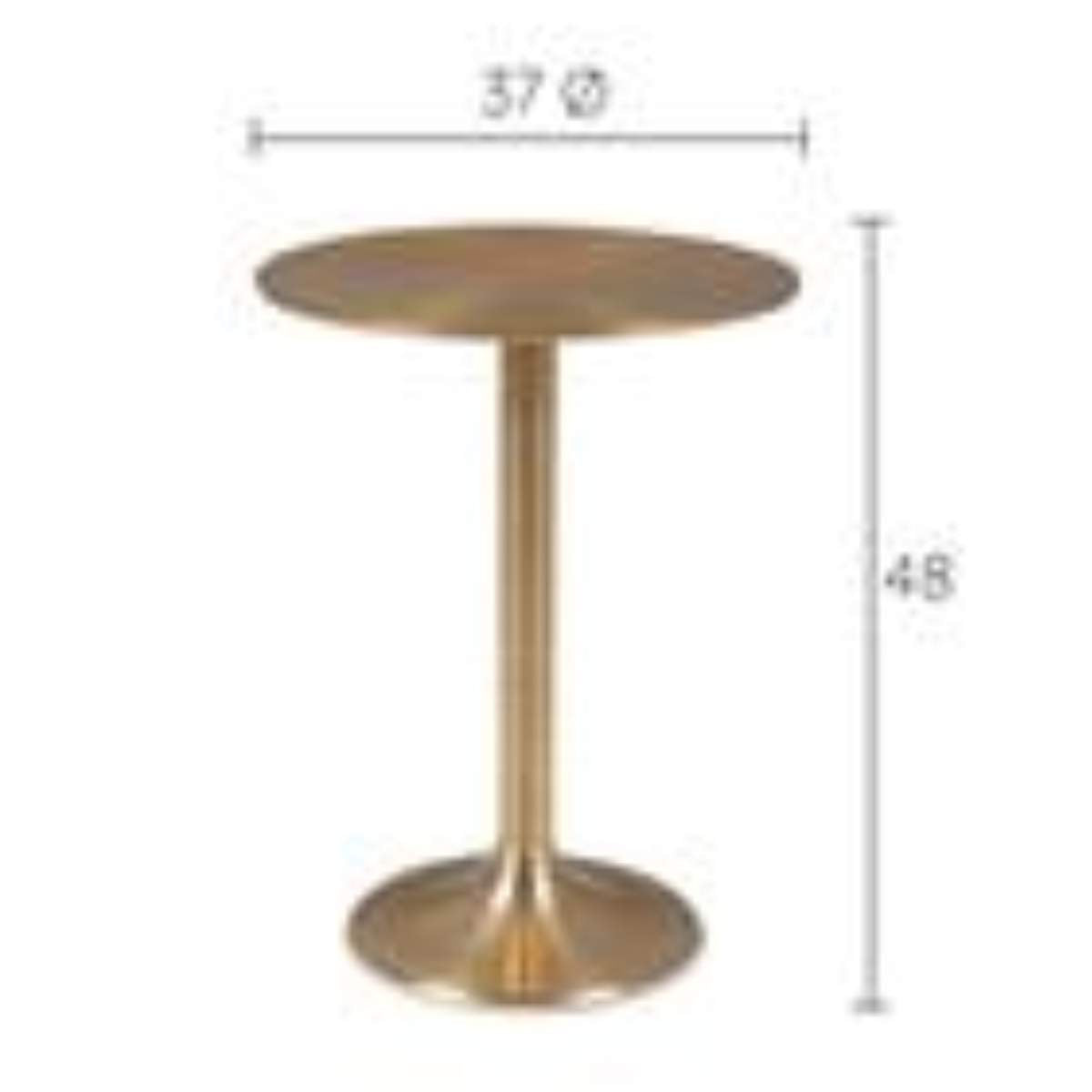 Bold Monkey Hypnotising Round Table Gold