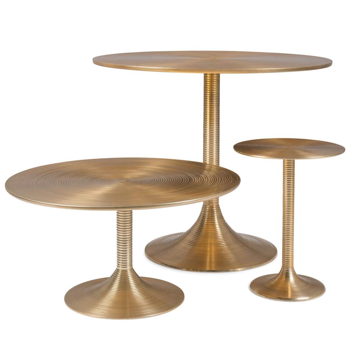 Bold Monkey Hypnotising Round Table Gold