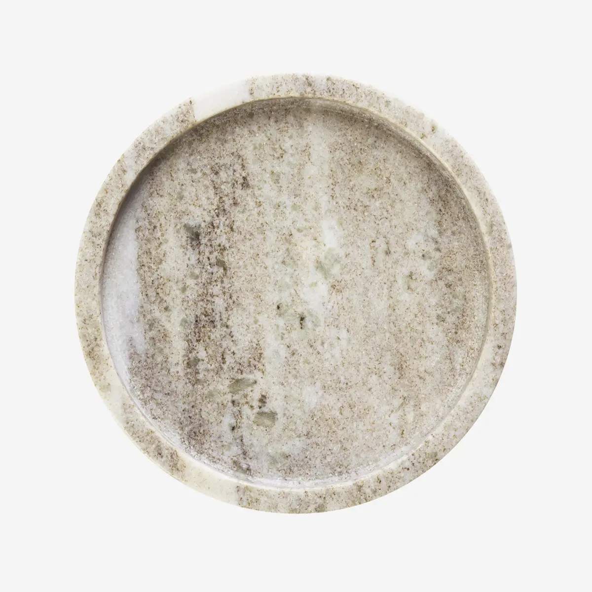 Madam Stoltz Round marble tray