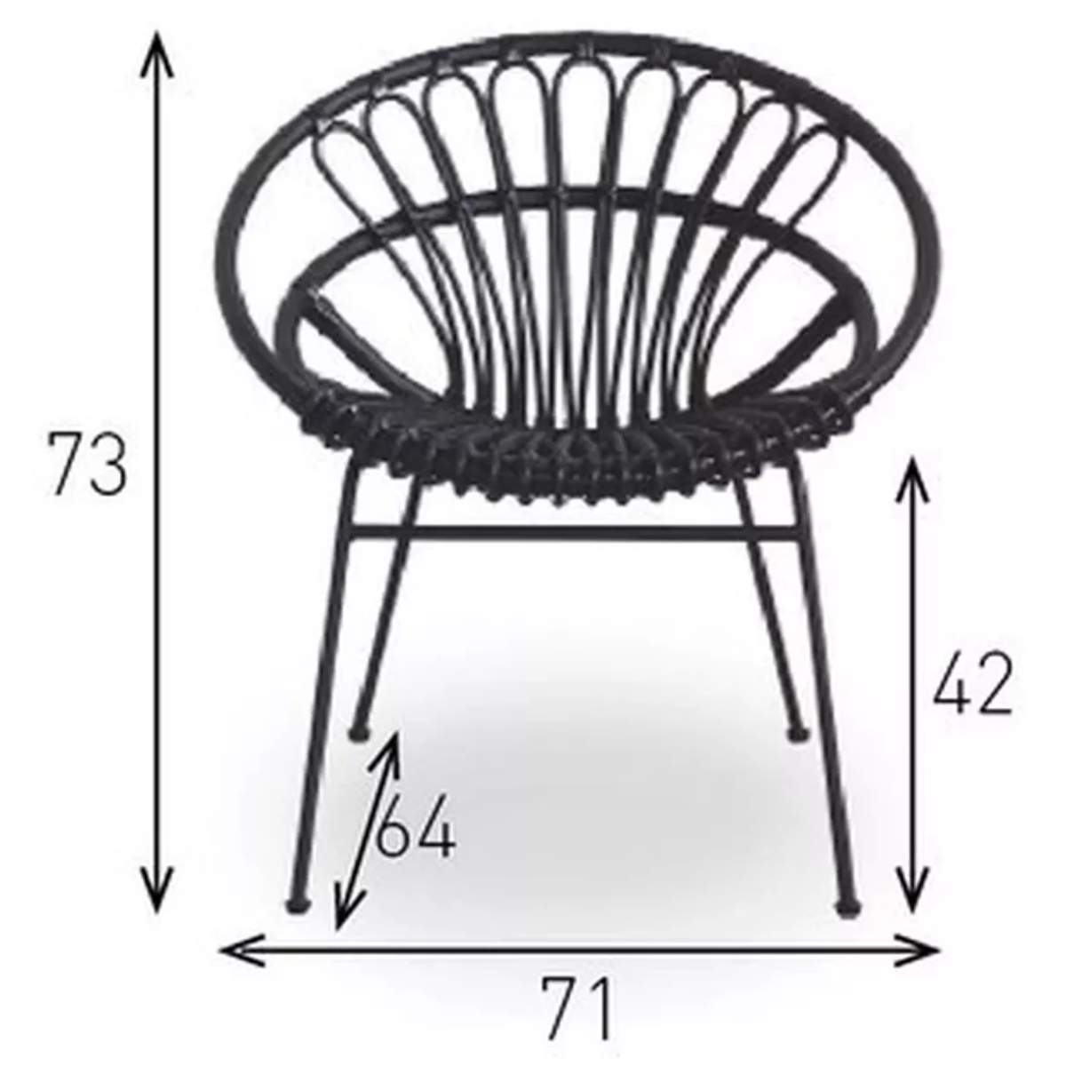 Vincent Shepherd Roxanne Lazy Outdoor Lounge Chair