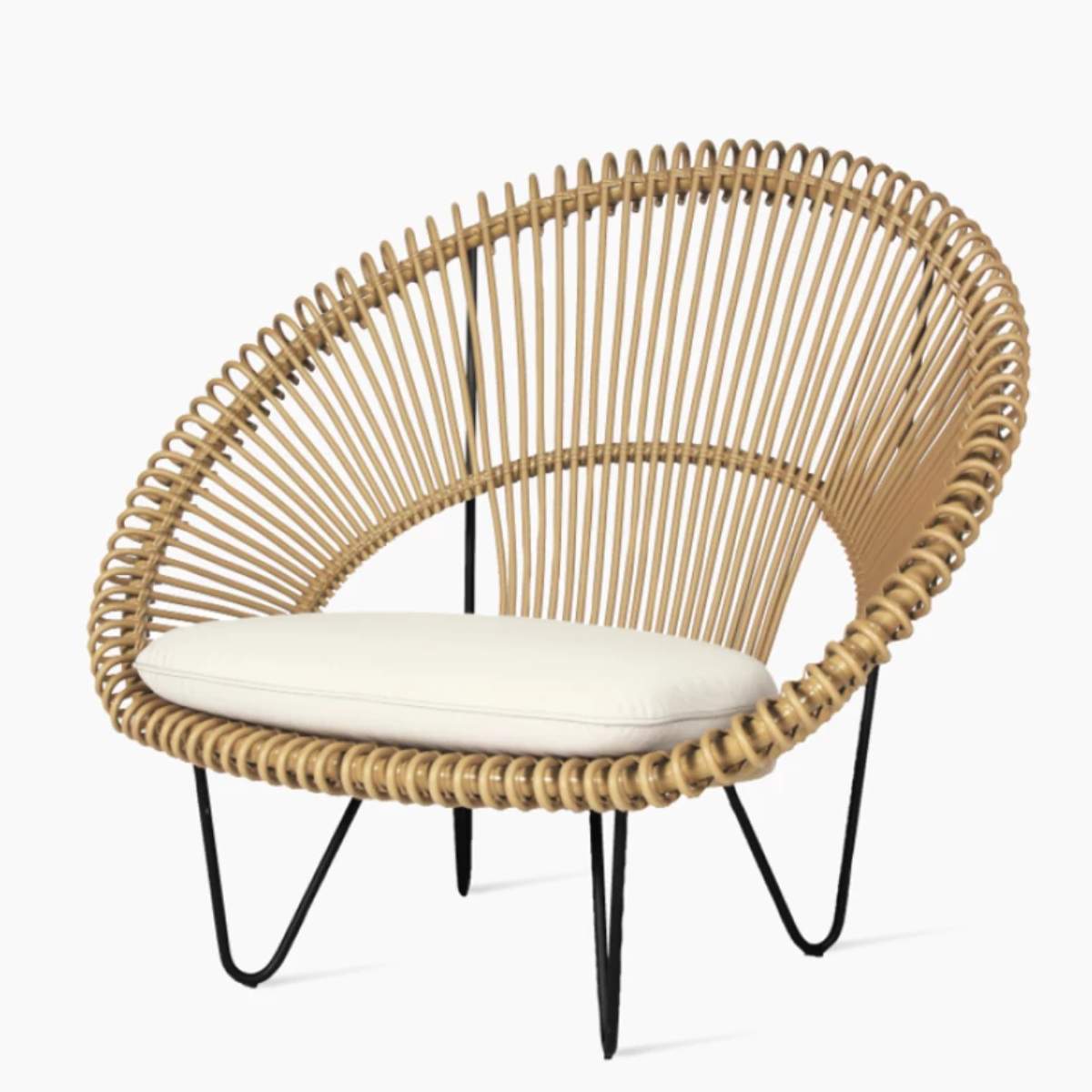 Vincent Shepherd Roy Cocoon Garden Chair Camel with Cushion