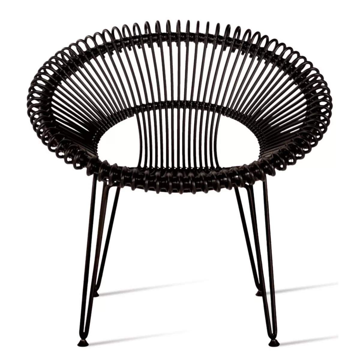 Vincent Shepherd Roy Outdoor Lazy Chair Black