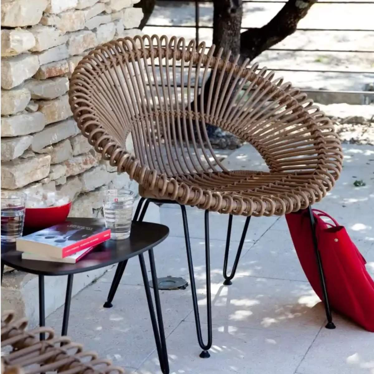 Vincent Shepherd Roy Outdoor Lazy Chair Camel