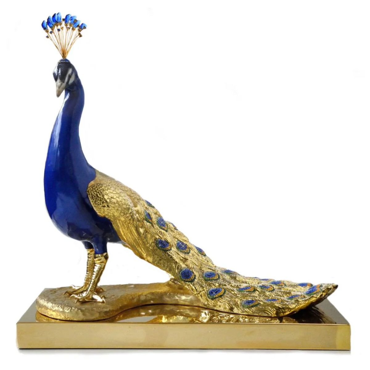 Villari Royal Peacock with Swarovski® - Sapphire Limited edition 88 pcs