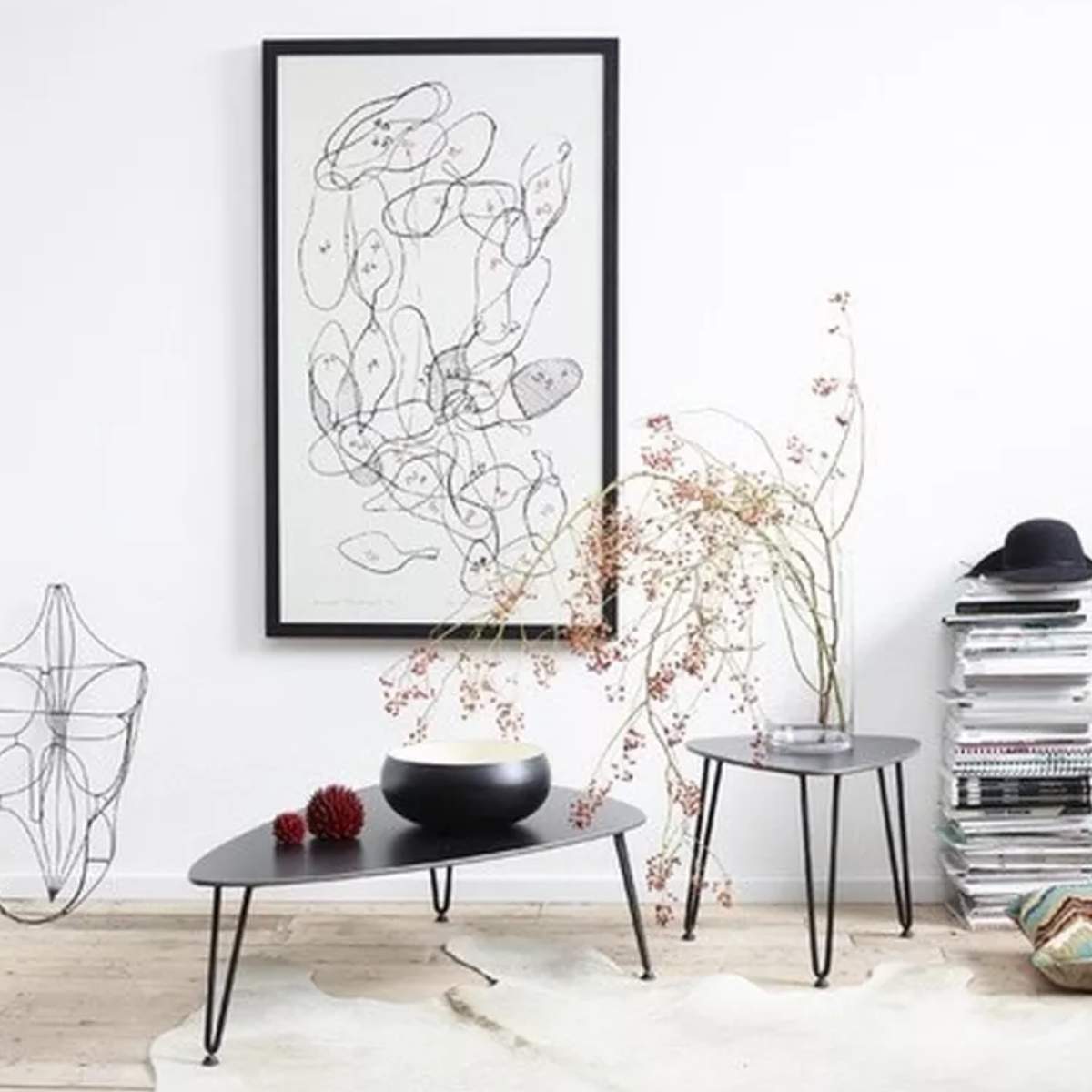Vincent Shepherd Rozy Table Small| Black