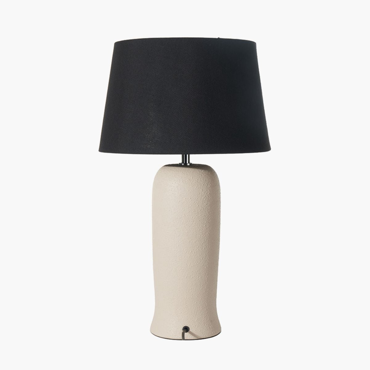 Pacific Lifestyle Rushmore Cream Texture Ceramic Table Lamp With Face Detail